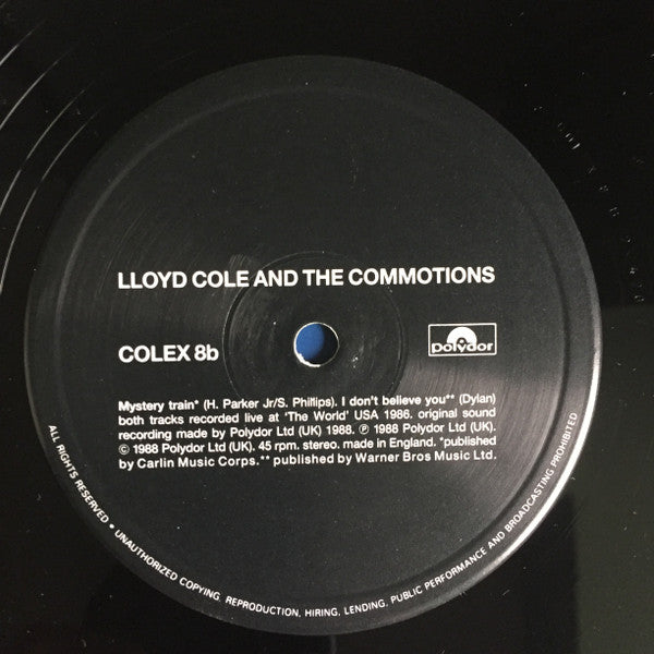 Lloyd Cole & The Commotions : Jennifer She Said (12", Single)