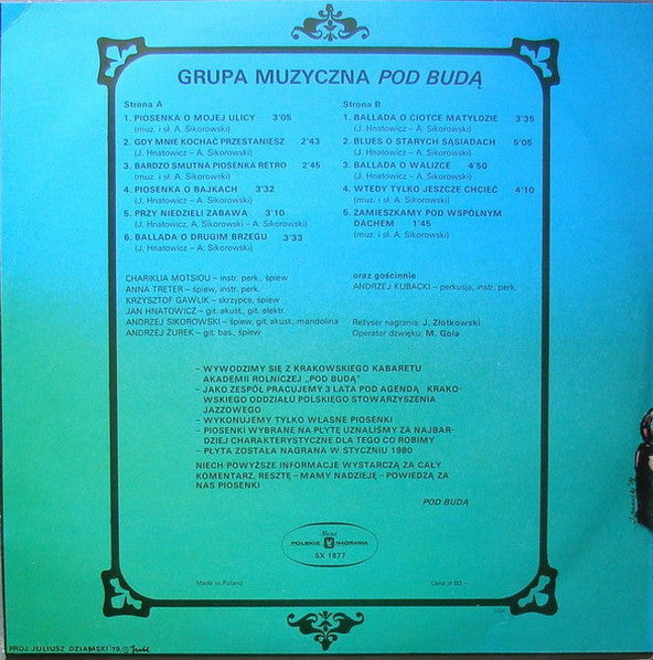 Pod Budą : Pod Budą (LP, Album, Ora)