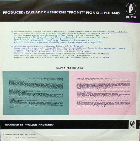 Sława Przybylska : Sława Przybylska Sings Hits (LP, Album, Mono)