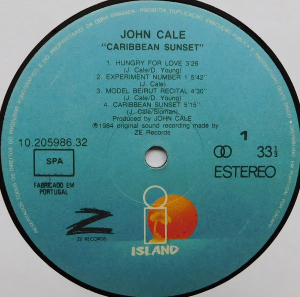John Cale : Caribbean Sunset (LP, Album)