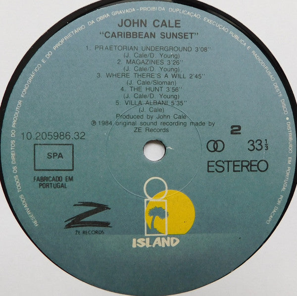 John Cale : Caribbean Sunset (LP, Album)