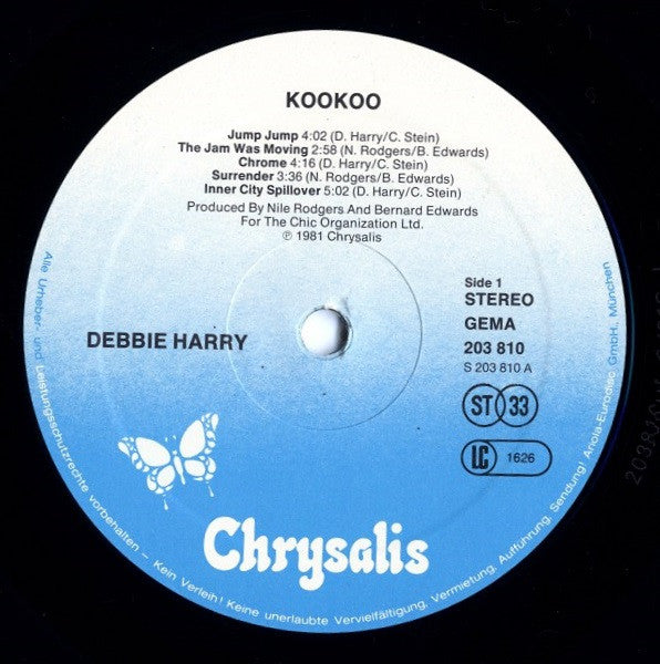 Deborah Harry : KooKoo (LP, Album)