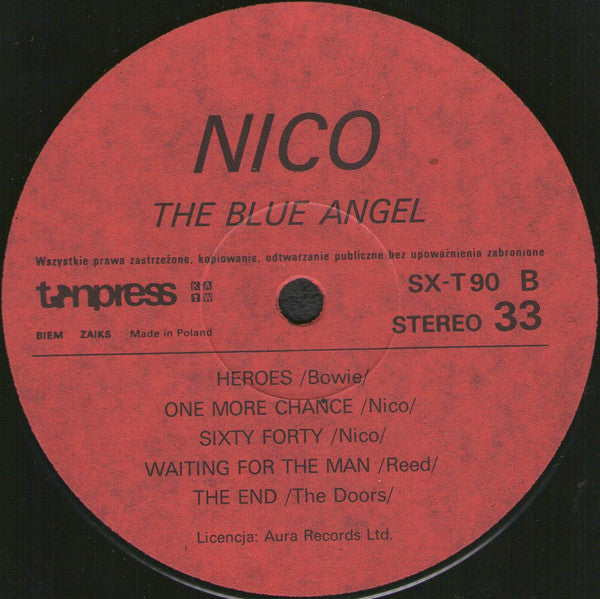 Nico (3) : The Blue Angel (LP, Comp)