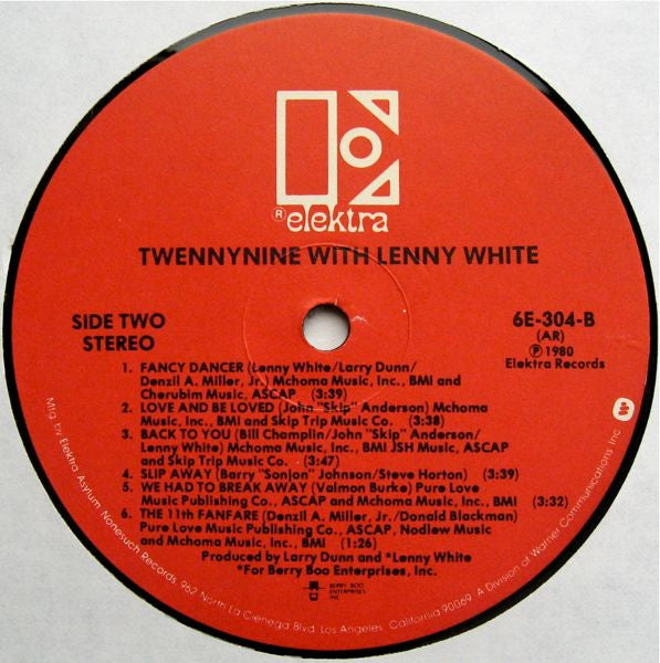 Twennynine With Lenny White : Twennynine With Lenny White (LP, Album, AR )