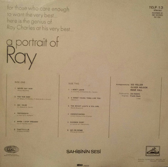 Ray Charles : A Portrait Of Ray (LP, Album)