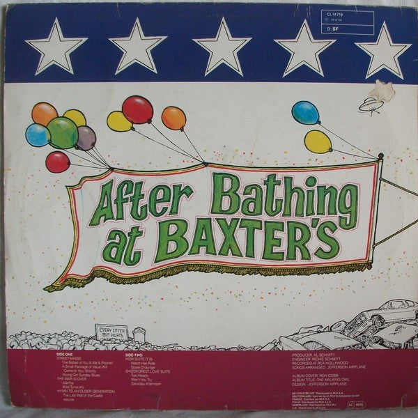Jefferson Airplane : After Bathing At Baxter's (LP, Album, RE)