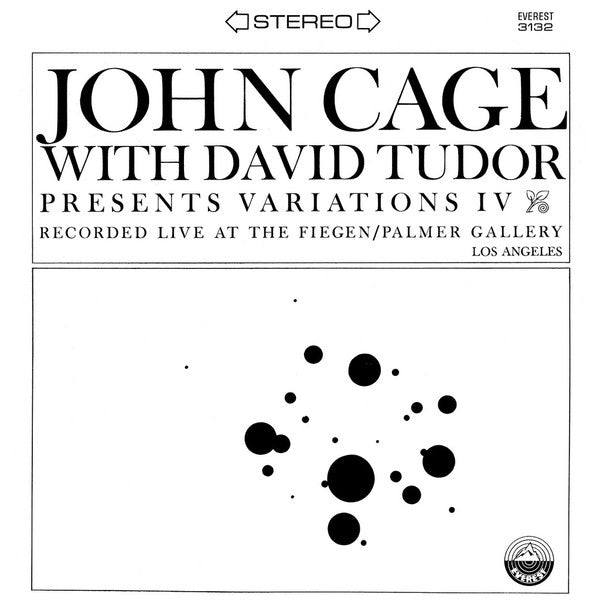 John Cage With David Tudor - Variations IV (LP)