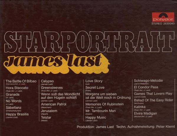 James Last : Starportrait (2xLP, Comp + Box)