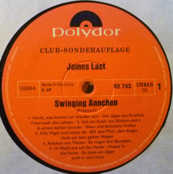 James Last : Party (4xLP + Box, Comp, Club)