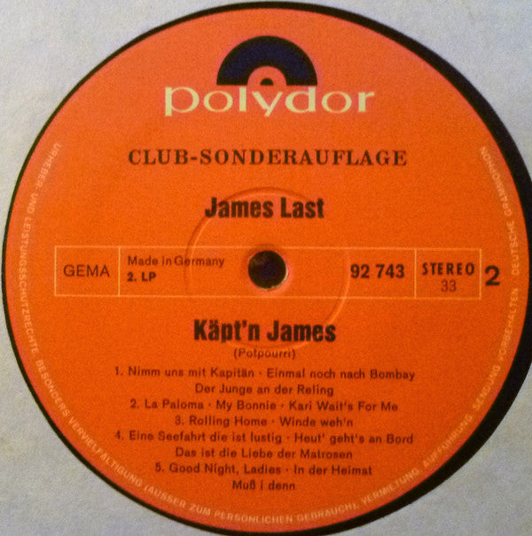 James Last : Party (4xLP + Box, Comp, Club)