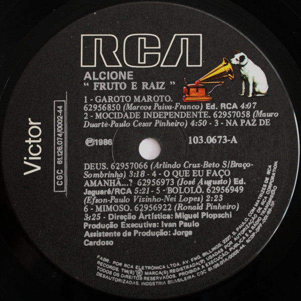 Alcione : Fruto E Raiz (LP, Album)