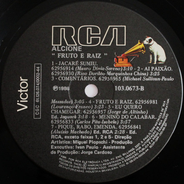 Alcione : Fruto E Raiz (LP, Album)