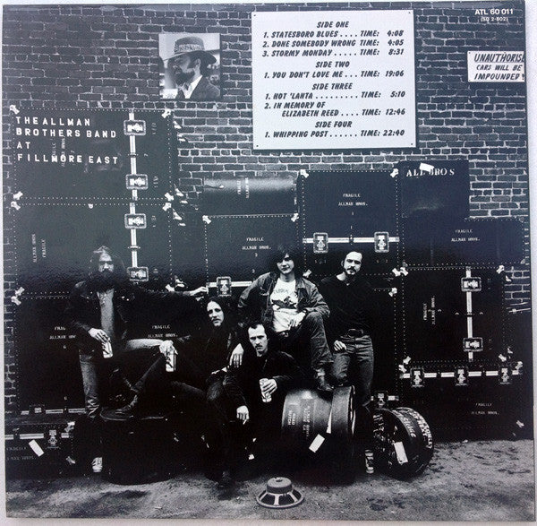 The Allman Brothers Band : The Allman Brothers Band At Fillmore East (2xLP, Album)