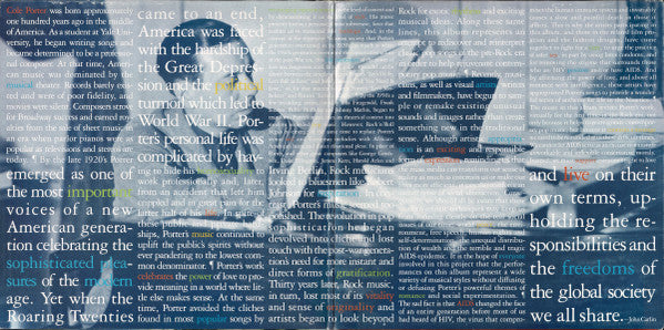 Various : Red  Hot + Blue (A Tribute To Cole Porter To Benefit AIDS Research And Relief) (2xLP, Album)