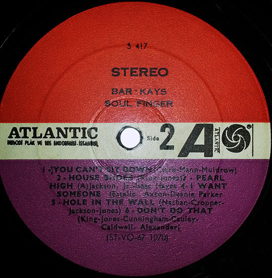 Bar-Kays : Soul Finger (LP, Album)