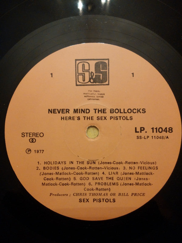 Sex Pistols : Never Mind The Bollocks Here's The Sex Pistols (LP, Album)