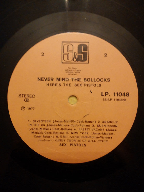 Sex Pistols : Never Mind The Bollocks Here's The Sex Pistols (LP, Album)