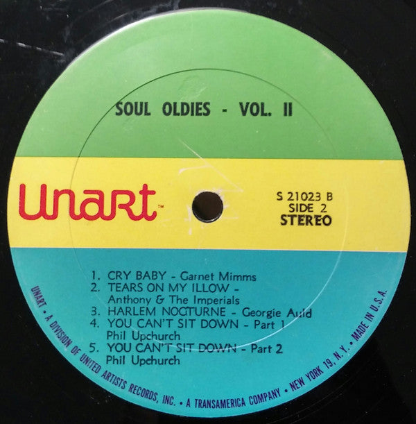Various : Soul Oldies Volume II Original Hits (LP, Comp, Rec)