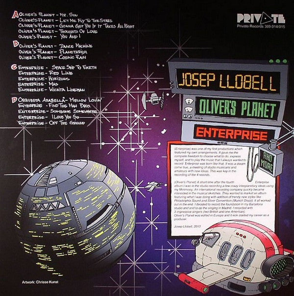 Josep Llobell Oliver, Oliver's Planet, Enterprise (6) : The Best Of 1975 - 1980 (LP, Gre + LP, Red + Comp, Ltd, S/Edition)