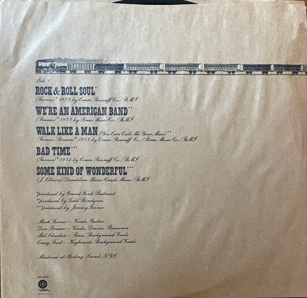 Grand Funk Railroad : Grand Funk Hits (LP, Comp, Club, San)