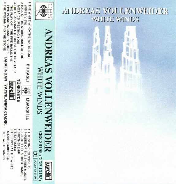 Andreas Vollenweider : White Winds (Cass, Album)
