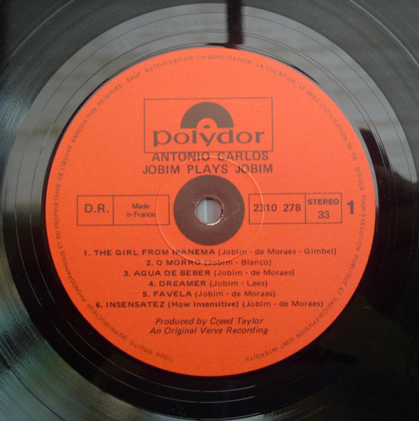 Antonio Carlos Jobim : Antonio Carlos Jobim Plays Jobim (LP, Album, RE)