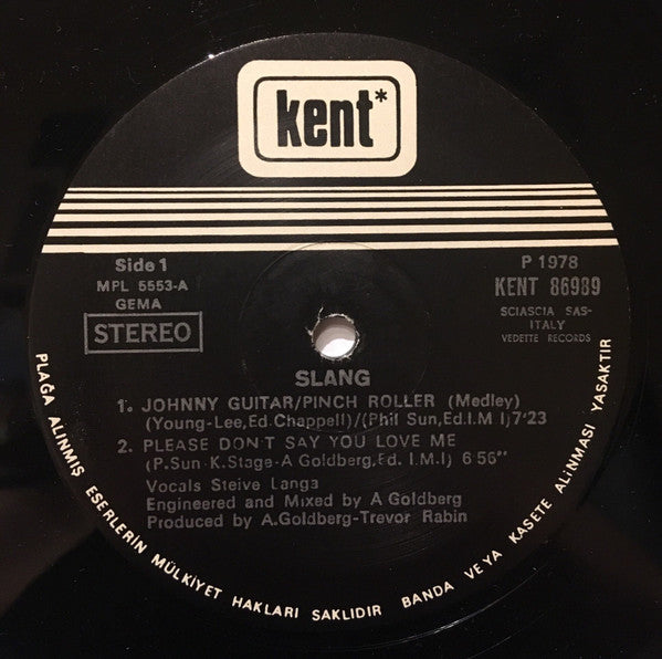 Slang (3) : Slang (LP, Album)