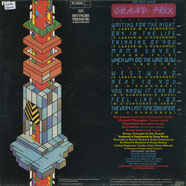 Grand Prix (2) : Grand Prix (LP, Album)
