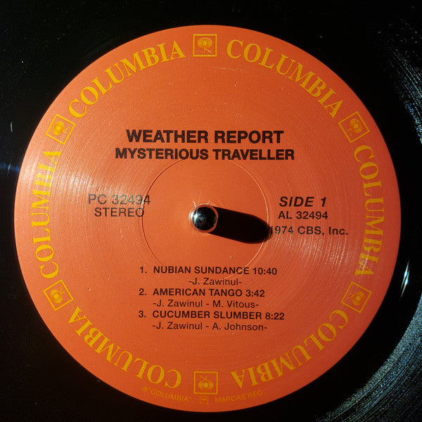 Weather Report : Mysterious Traveller (LP, Album, RE, RM,  18)
