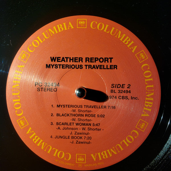 Weather Report : Mysterious Traveller (LP, Album, RE, RM,  18)