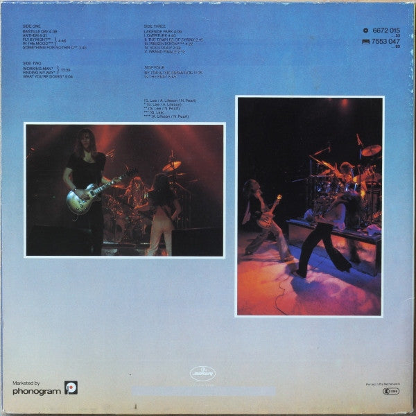 Rush : All The World's A Stage (2xLP, Album, RE, Gat)
