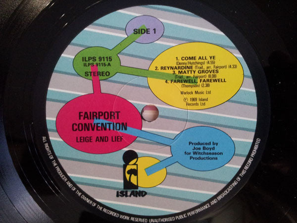 Fairport Convention : Liege & Lief (LP, Album, RE)