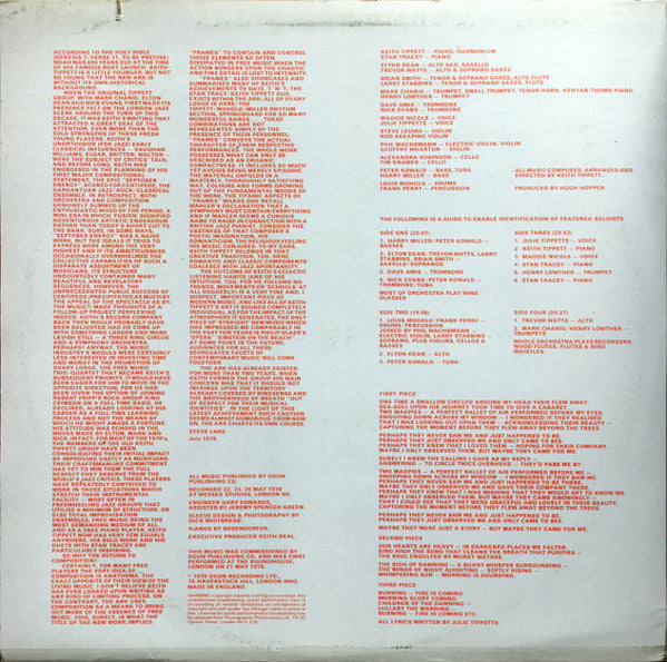 Keith Tippett's Ark : Frames (Music For An Imaginary Film) (2xLP, Album)
