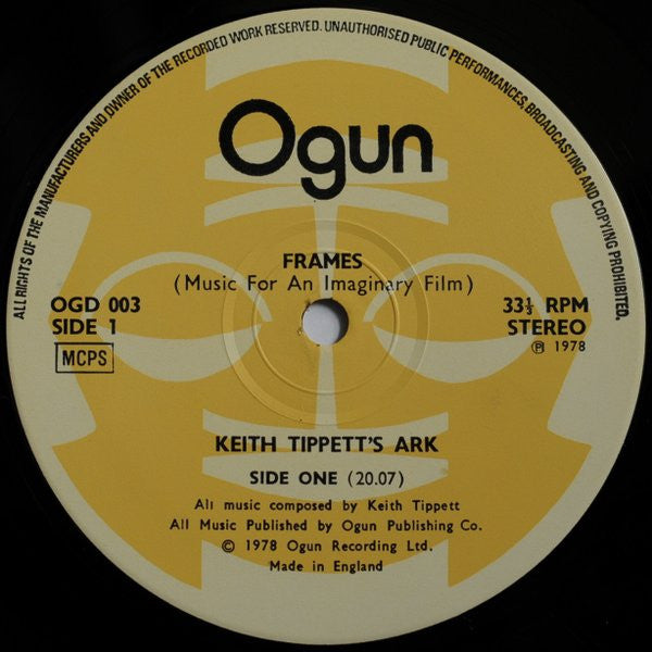 Keith Tippett's Ark : Frames (Music For An Imaginary Film) (2xLP, Album)