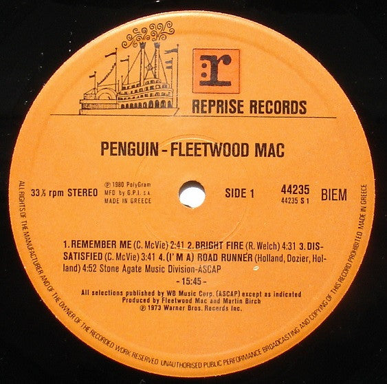 Fleetwood Mac : Penguin (LP, Album, RE, Gat)