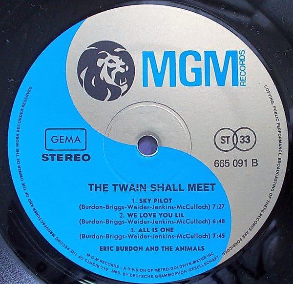 Eric Burdon & The Animals : The Twain Shall Meet (LP, Album)
