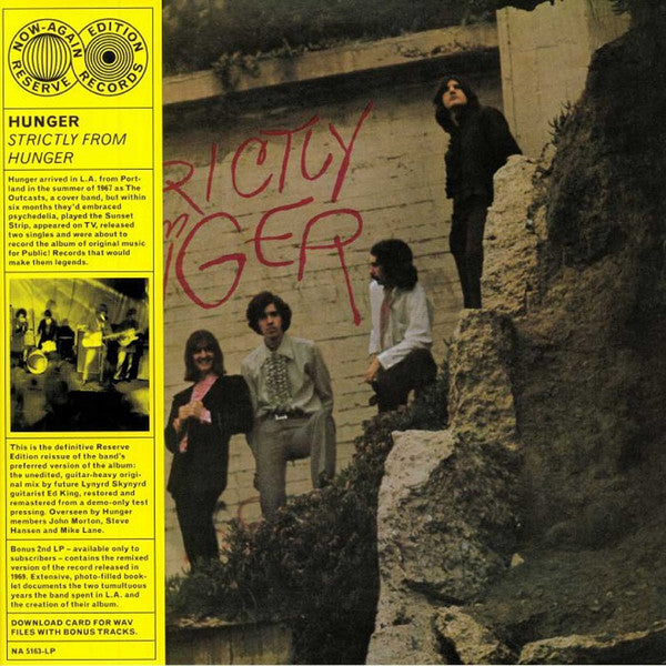 Hunger (3) - Strictly From Hunger (LP, Album, RE)