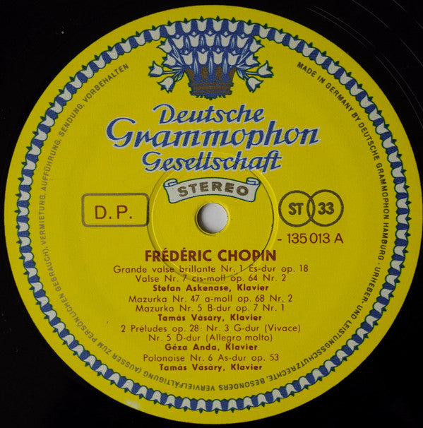 Frédéric Chopin : In Brillanter Interpretation (LP, Comp)