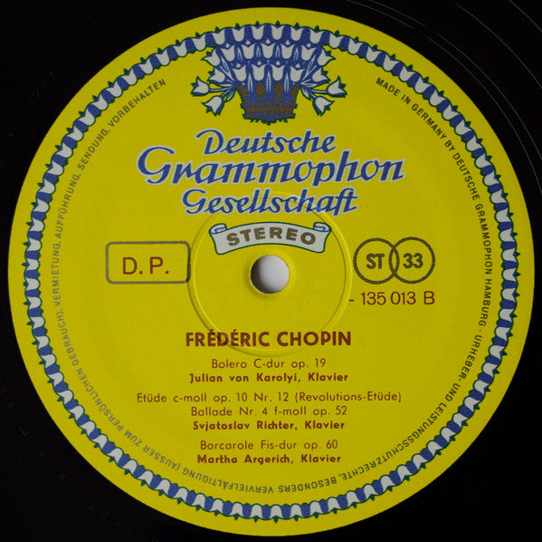 Frédéric Chopin : In Brillanter Interpretation (LP, Comp)