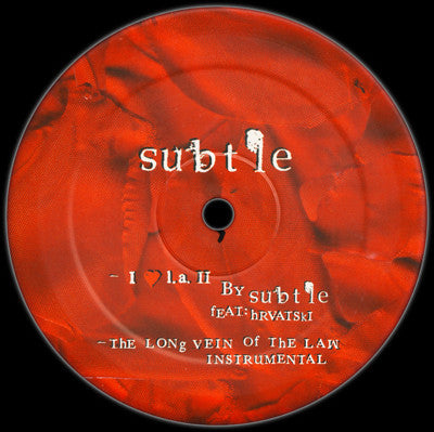 Subtle : The Long Vein Of The Law (12", Single)