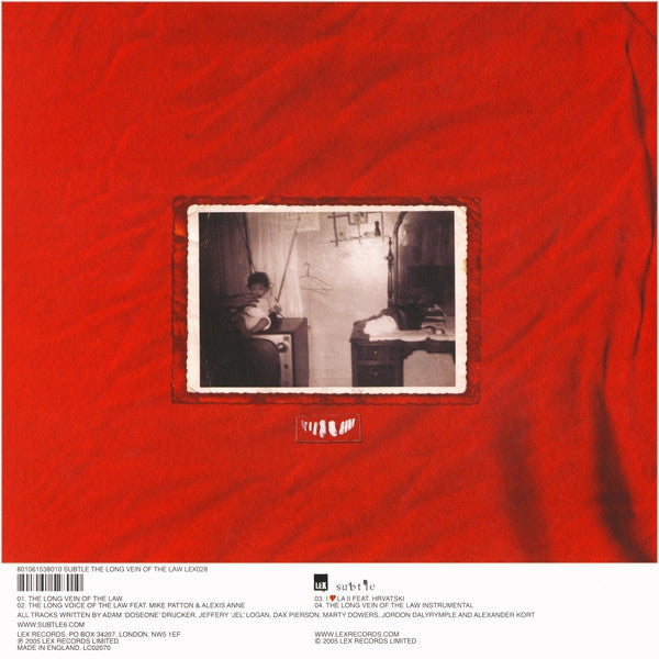 Subtle : The Long Vein Of The Law (12", Single)