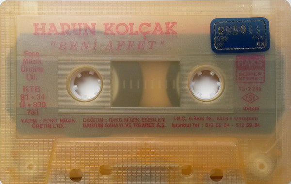 Harun Kolçak : Beni Affet (Cass, Album)