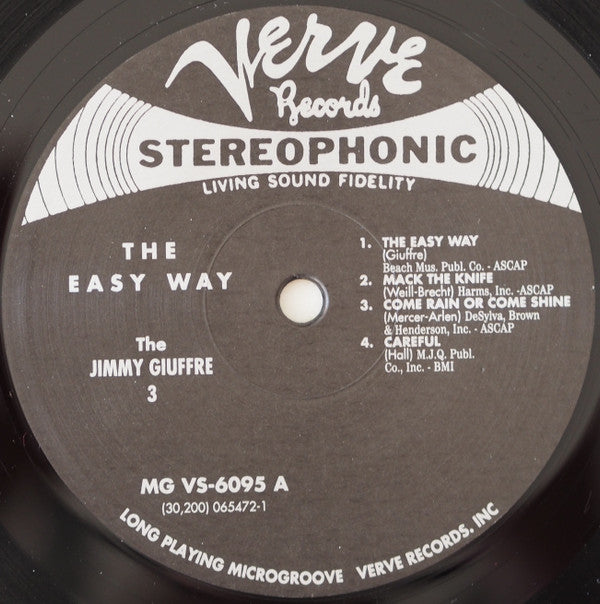 The Jimmy Giuffre Trio : The Easy Way (LP, Album, RE, 180)