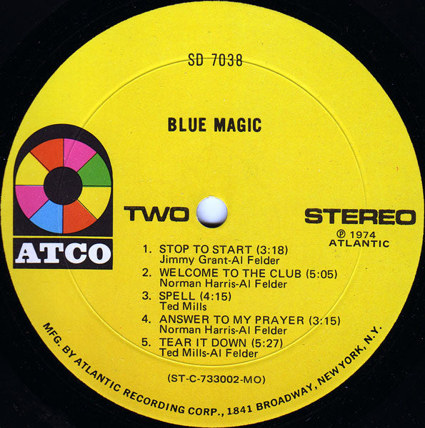 Blue Magic : Blue Magic (LP, Album, MO )