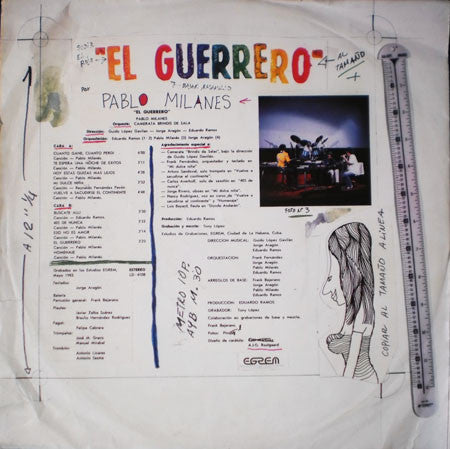 Pablo Milanés : El Guerrero (LP, Album, Lig)
