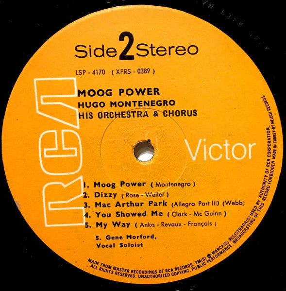 Hugo Montenegro : Moog Power (LP, Album)