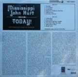 Mississippi John Hurt : Today! (LP, RE, 180)