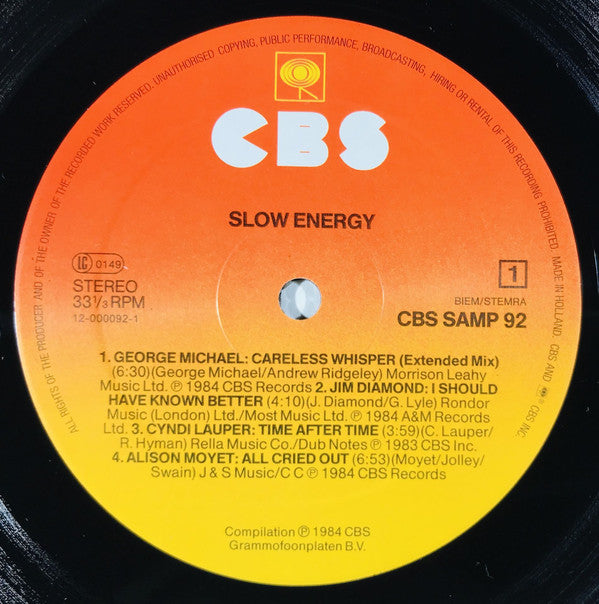 Various : Slow Energy (2xLP, Comp)