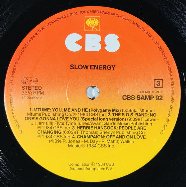 Various : Slow Energy (2xLP, Comp)