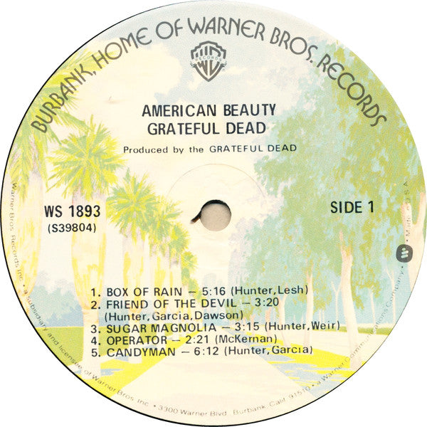 The Grateful Dead : American Beauty (LP, Album, RP, Glo)